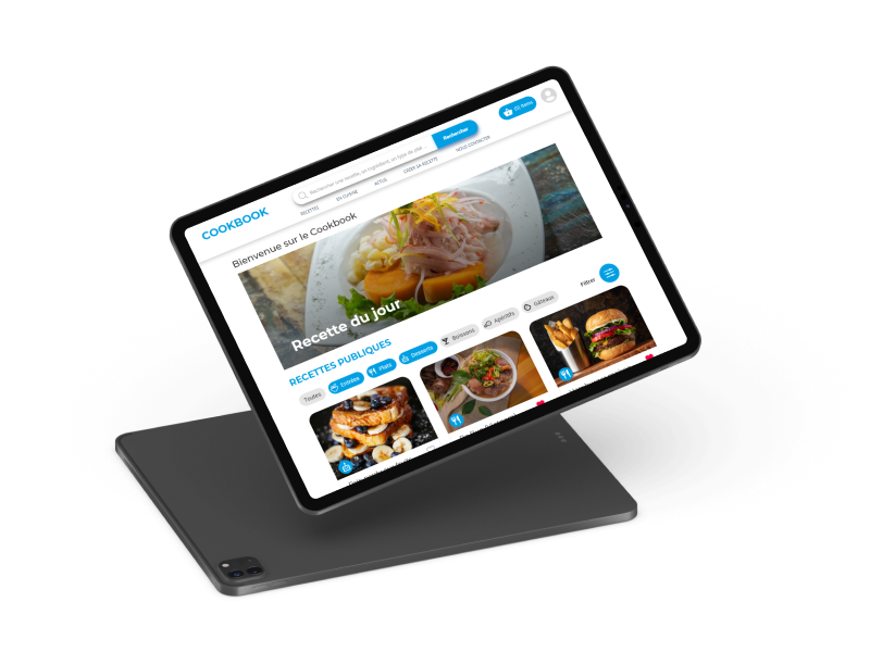 Cookbook tablette