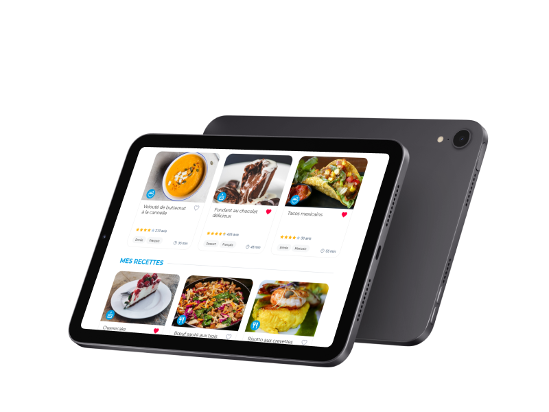 Cookbook tablette