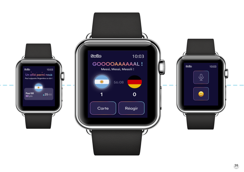 Application pour smartwatch